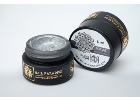 Pop-Art One Stroke Paste - SILVER 5ml Pop-Art One Stroke Paste - SILVER 5ml