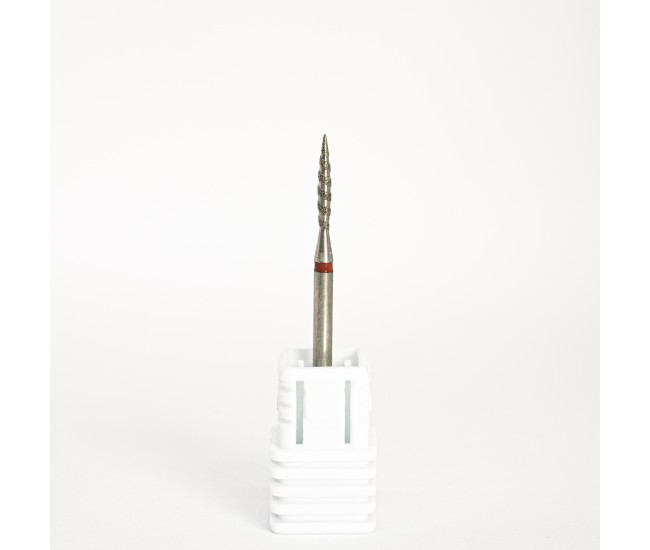 DIAMOND DRILL BIT – TORNADO FLAME bit | 1.1 mm 200-230 GRIT |900048- Nail & Eyelash Paradise