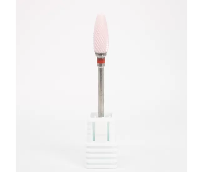 PINK Ceramic Nail Drill bit |900379 F FLAME | - Nail & Eyelash Paradise
