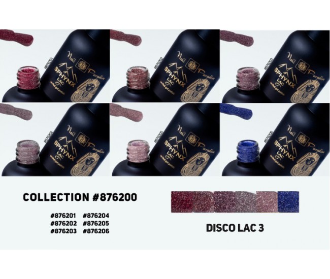 SPHYNX Lac Gel Polish Collection - Disco Lac Col 3 Reflective 60ml