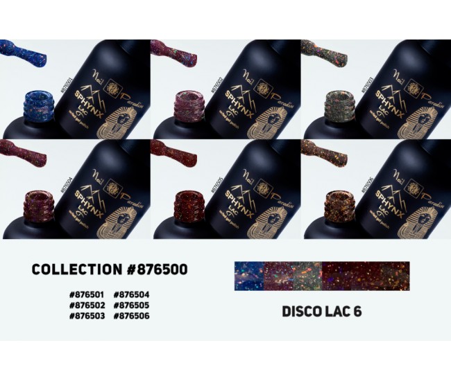SPHYNX Lac Gel Polish Collection - Disco Lac Col 6 Reflective 60ml