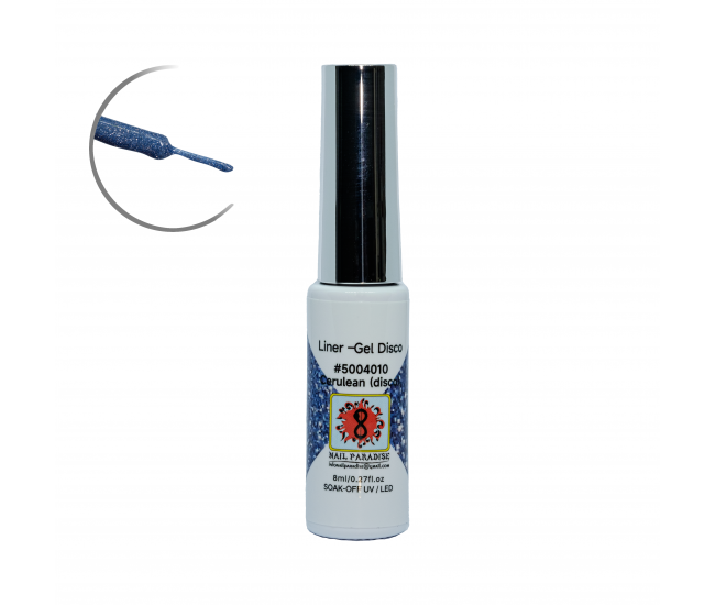 Liner Gel Disco - Derulean 8 ml