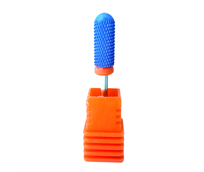 Ceramic Nail Drill Bit Blue Large Barrel Ball F 900411