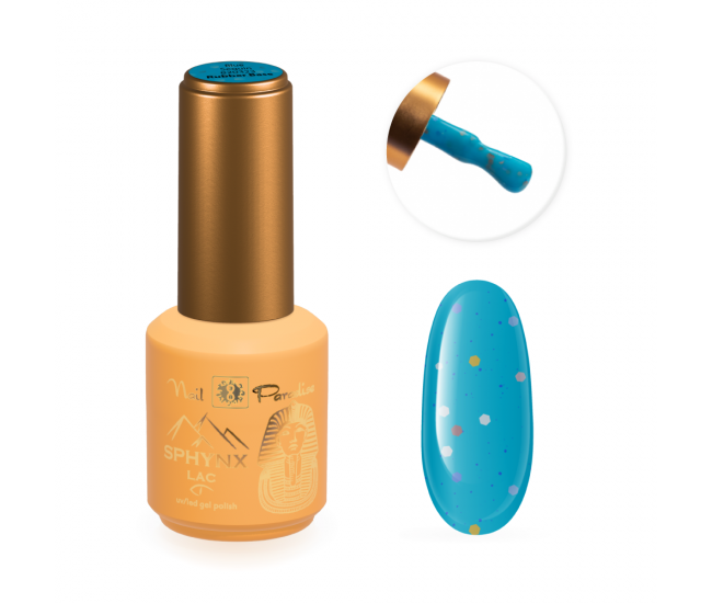 Rubber Base Coat Camouflage Line - Blue Sequin 15ml