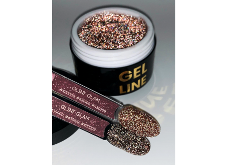FLICKERING DARK LINE BUILDER GEL - GLINT GLAM 15ml FLICKERING DARK LINE BUILDER GEL - GLINT GLAM 15ml