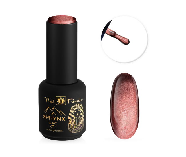 SPHYNX Lac Cat Eye Gel Polish - Crimson Radiance 10ml