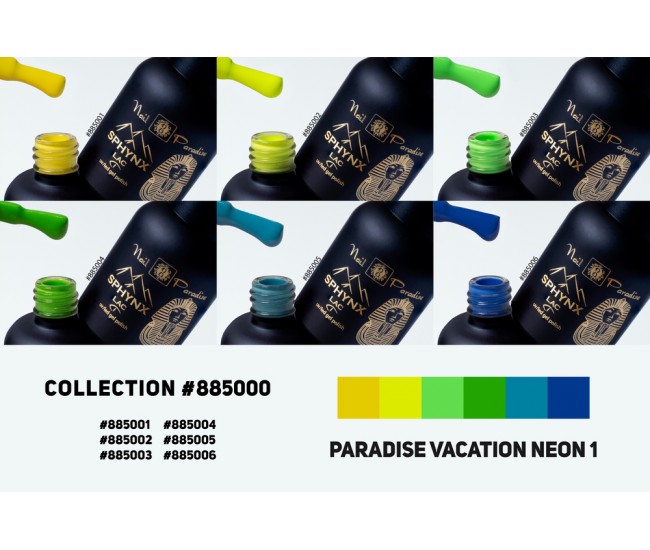 Gel Polish Collection - Paradise Vacation Neon 1 60ml