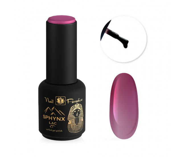 SPHYNX Lac Stained Glass Gel Polish - Chocolate Cherry  10ml