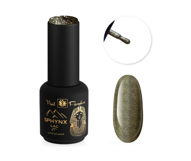 SPHYNX Lac Gel Polish - Obsidian Gold 10ml