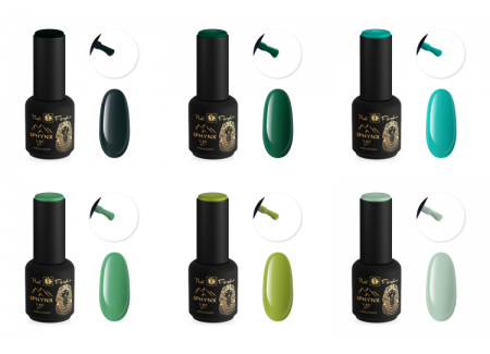 SPHYNX Lac Gel Polish Collection - Shades of Absinthe 60ml