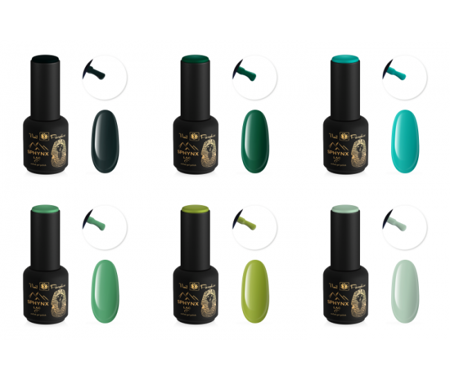 SPHYNX Lac Gel Polish Collection - Shades of Absinthe 60ml