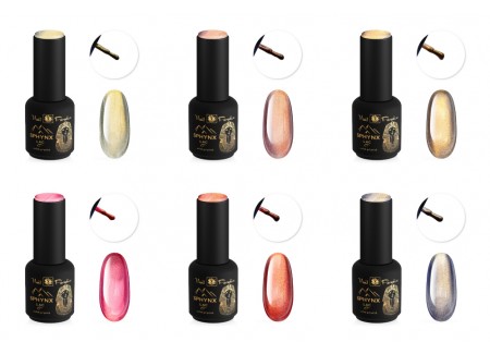 SPHYNX Lac Cat Eye Gel Polish Collection - Golden Petas 60ml SPHYNX Lac Cat Eye Gel Polish Collection - Golden Petas 60ml