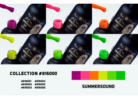 SPHYNX Lac Gel Polish Collection - Summersound 60ml SPHYNX Lac Gel Polish Collection - Summersound 60ml