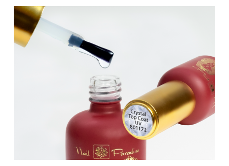 Top Coat -  CRYSTAL UV no wipe 10ml Top Coat -  CRYSTAL UV no wipe 10ml