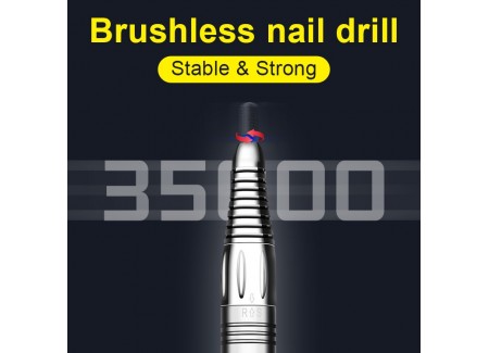 LUGX Professional Nail Drill E-File Machine LG-609 35000RPM Black LUGX Professional Nail Drill E-File Machine LG-609 35000RPM Black
