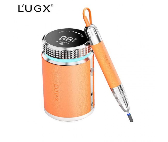 LUGX HERMES Waterproof Nail Drill E-File Machine 35000RPM Orange