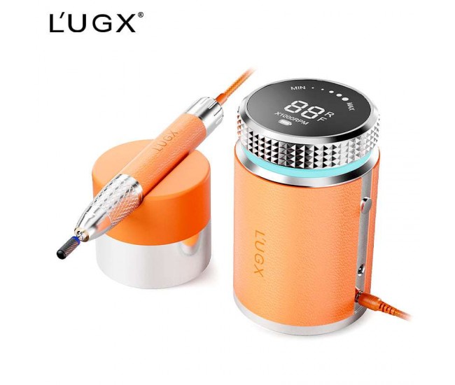 LUGX HERMES Waterproof Nail Drill E-File Machine 35000RPM Orange