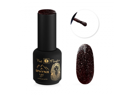 SPHYNX Lac Gel Polish - Disco Lac Burgundy stardust Reflective 10ml SPHYNX Lac Gel Polish - Disco Lac Burgundy stardust Reflective 10ml