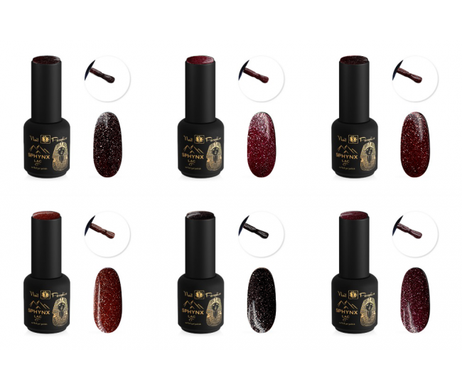 SPHYNX Lac Gel Polish Rouge Luminaire Collection - Disco Lac Col  Reflective 60ml