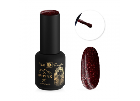 SPHYNX Lac Gel Polish - Disco Lac Cherry spark Reflective 10ml SPHYNX Lac Gel Polish - Disco Lac Cherry spark Reflective 10ml