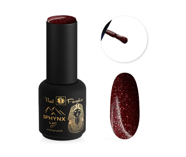 SPHYNX Lac Gel Polish - Disco Lac Berry glitz Reflective 10ml SPHYNX Lac Gel Polish - Disco Lac Berry glitz Reflective 10ml