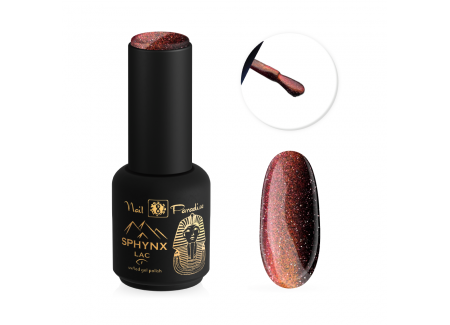 SPHYNX Lac Cat Eye Gel Polish - Red Lucanus 10ml