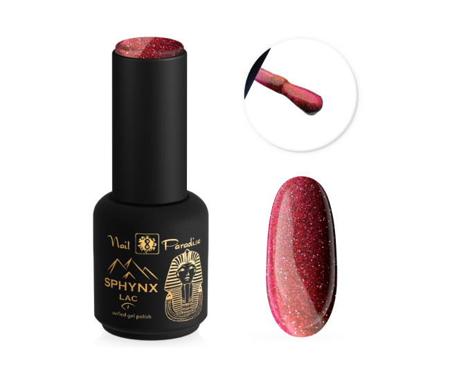 SPHYNX Lac Cat Eye Gel Polish -  Rosy maple moth 10ml