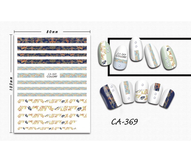 3D Nail Stickers | Trend stickers| CA-369