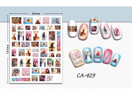 3D Nail Stickers - CA-429 3D Nail Stickers - CA-429