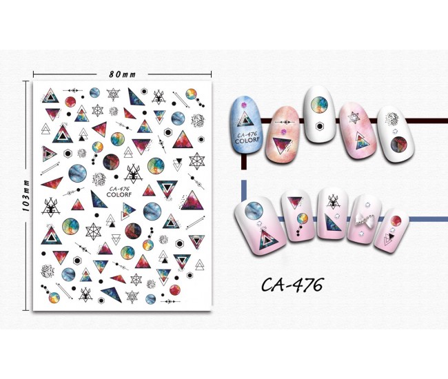 3D Nail Stickers | Trend stickers| CA-476