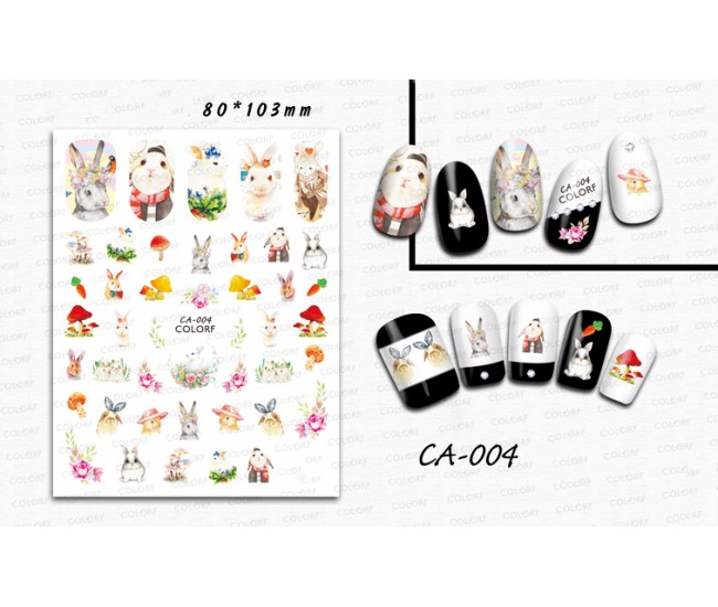 3D Nail Stickers | Trend stickers| CA-004