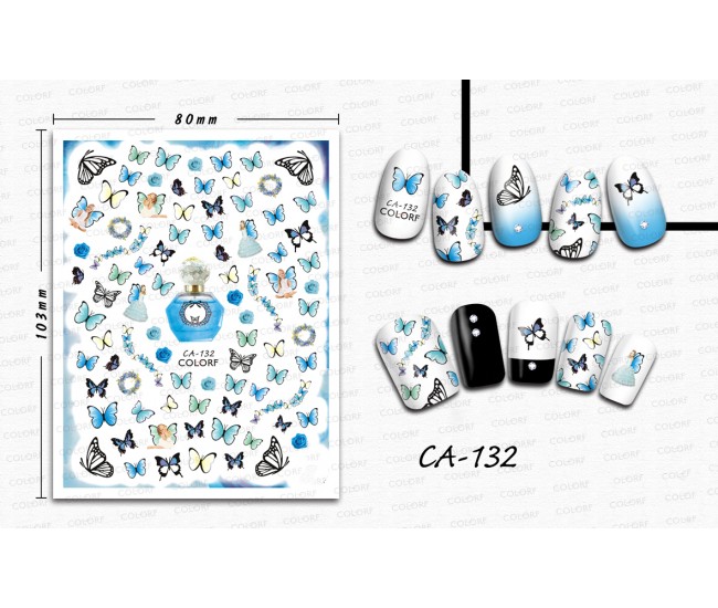 3D Nail Stickers | Trend stickers| CA-132