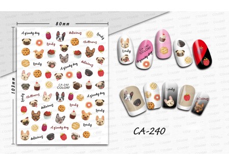 3D Nail Stickers - CA-240 3D Nail Stickers - CA-240