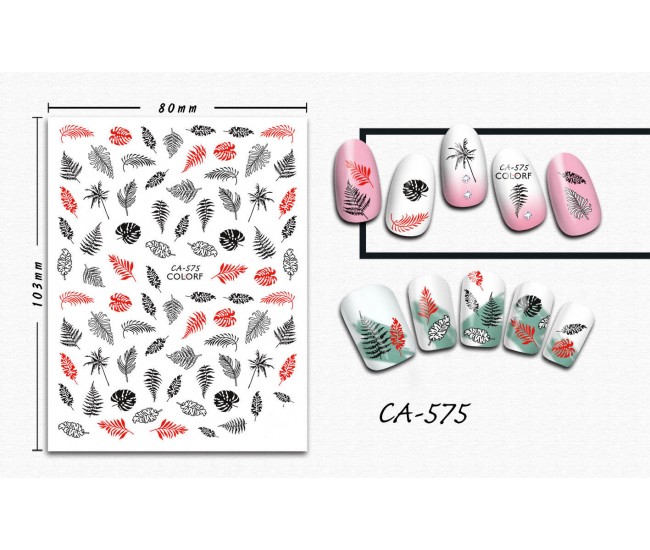3D Nail Stickers | Trend stickers| CA-575