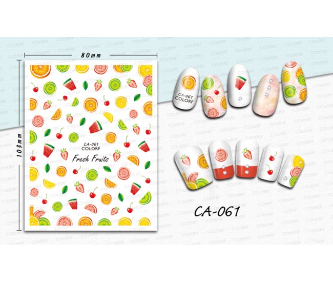 3D Nail Stickers | Trend stickers| CA-061