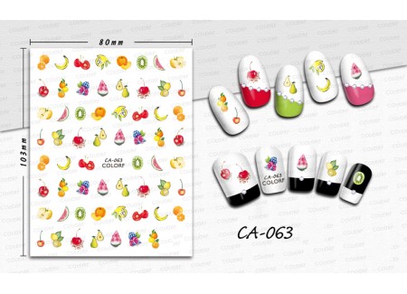 3D Nail Stickers - CA-063 3D Nail Stickers - CA-063