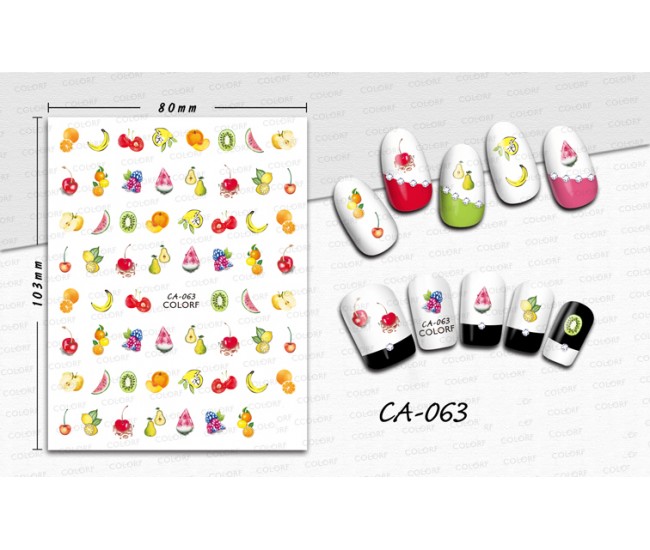 3D Nail Stickers | Trend stickers| CA-063