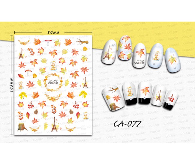 3D Nail Stickers | Trend stickers| CA-077