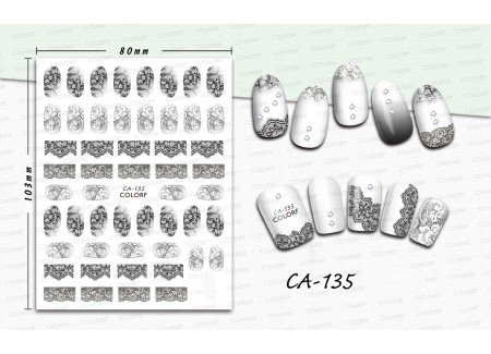 3D Nail Stickers - CA-135 3D Nail Stickers - CA-135