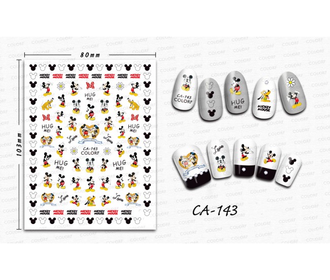 3D Nail Stickers | Trend stickers| CA-143