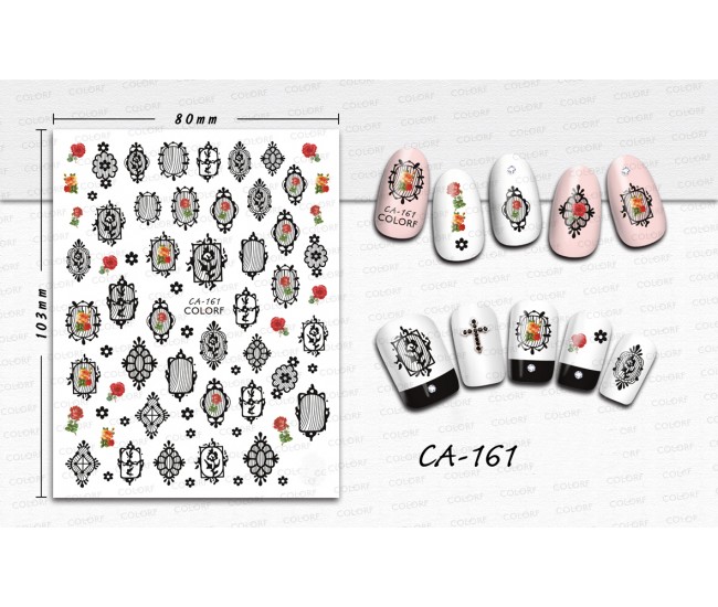 3D Nail Stickers | Trend stickers| CA-161