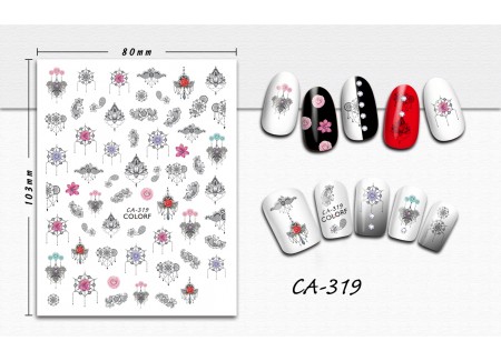 3D Nail Stickers - CA-319 3D Nail Stickers - CA-319