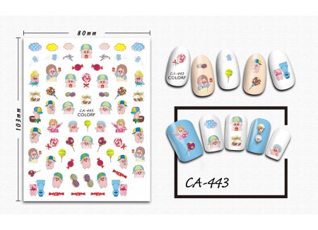 3D Nail Stickers - CA-443 3D Nail Stickers - CA-443