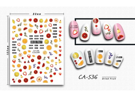 3D Nail Stickers - CA-536 3D Nail Stickers - CA-536