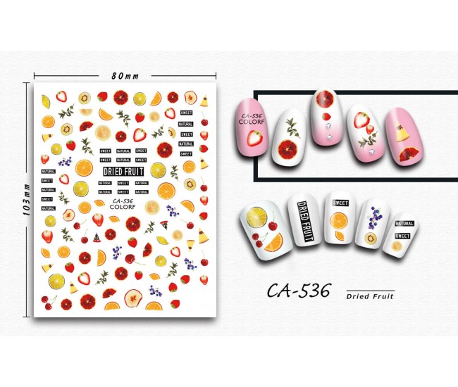 3D Nail Stickers | Trend stickers| CA-536