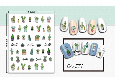 3D Nail Stickers - CA-571 3D Nail Stickers - CA-571