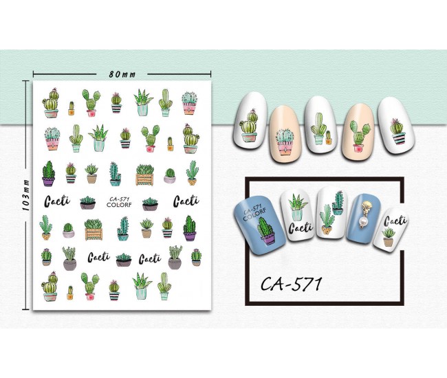 3D Nail Stickers | Trend stickers| CA-571