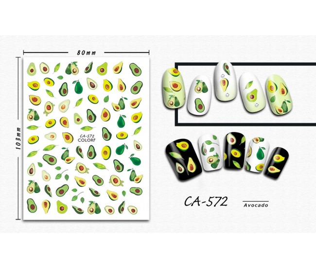 3D Nail Stickers | Trend stickers| CA-572
