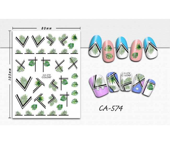 3D Nail Stickers | Trend stickers| CA-574