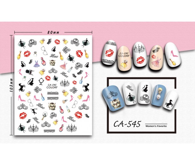 3D Nail Stickers | Trend stickers| CA-545